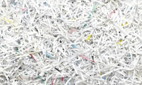 documenti contenenti dati sensibili appena distrutti